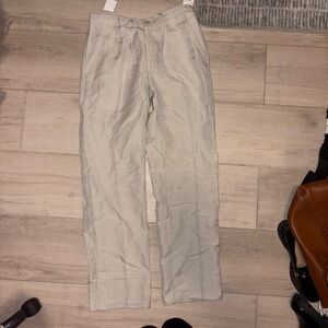 NWT linen blend pants